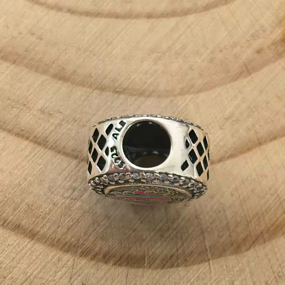 Pandora Exclusive Bead Charm Pendant, S925 Silver Jewelry